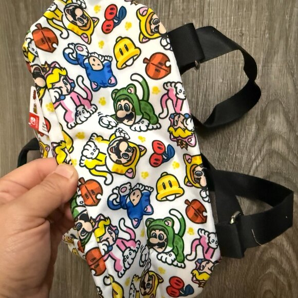 NWT Super Mario World Backpack for Nintendo Switch Lite Console & Accessories - Picture 2 of 6